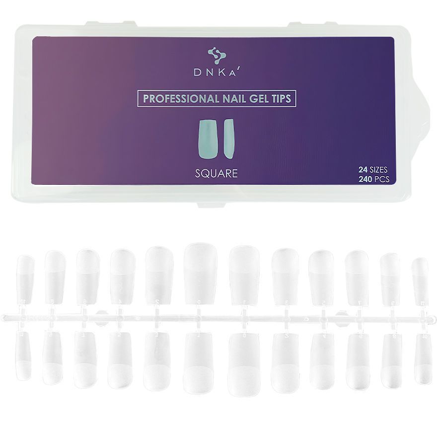 DNKa' TIP DE GEL QUADRADA, 240pcs