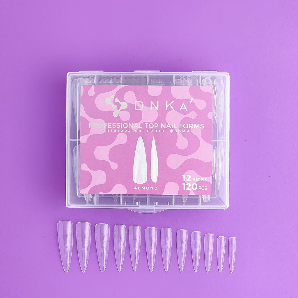 DNKa' Top Nail Forms Almond,120pcs