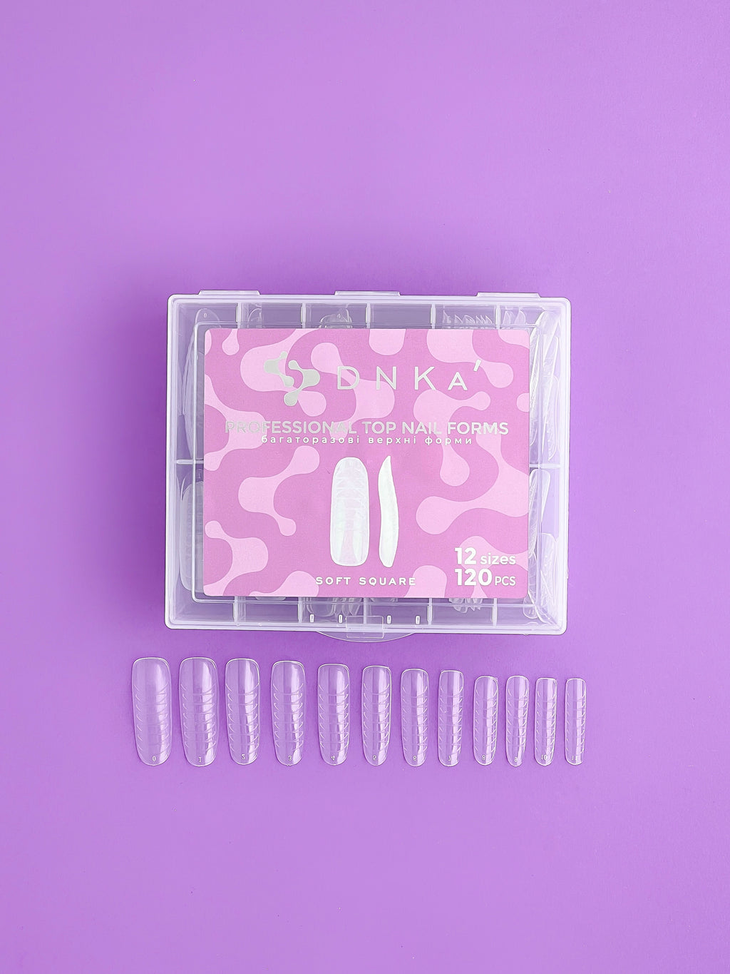 DNKa' Top Nail Forms SOFT Square,120pcs
